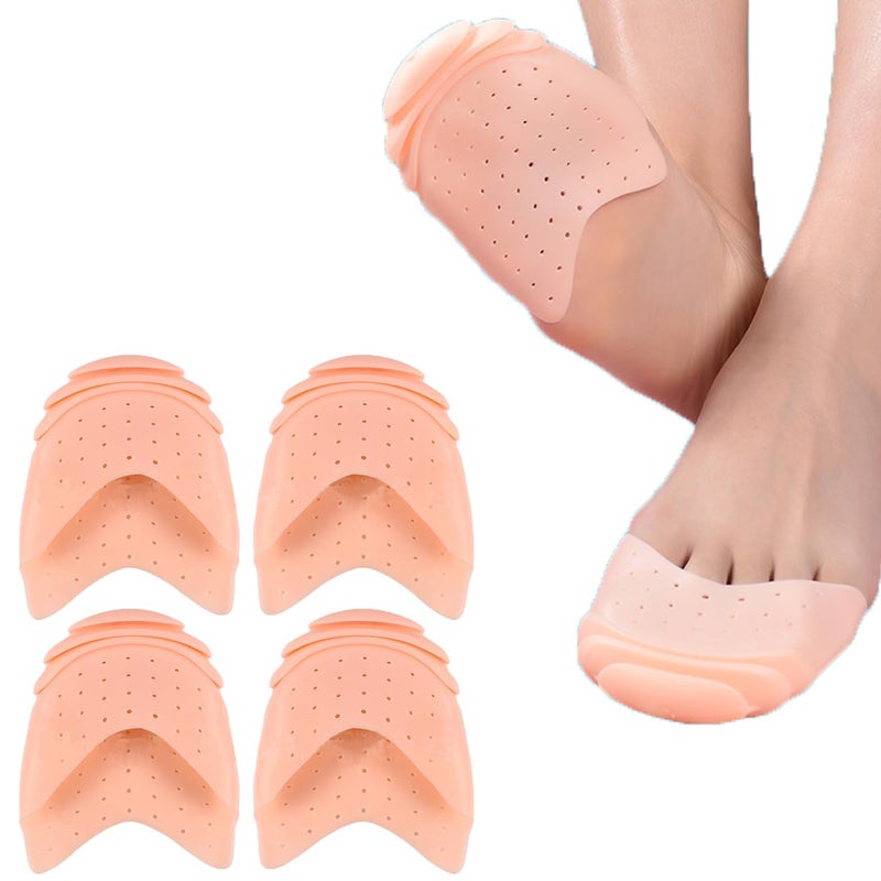Adjustable Shoe Filler Soft Silicone Gel Toe Protectors, Toe Cap Tip Protector, Ballet Dance Shoe Toe Pads Shoe Pads Unisex Shoe Too Big Inserts for High Heel Women-2 Pairs